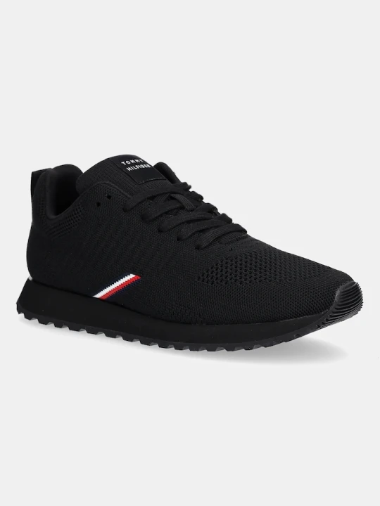 Zdjęcie produktu Tommy Hilfiger sneakersy NEW RUNNER EVA CORPO KNIT czarny
