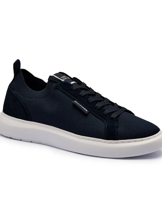 Zdjęcie produktu Tommy Hilfiger Sneakersy SEASONAL | z dodatkiem skóry granatowy