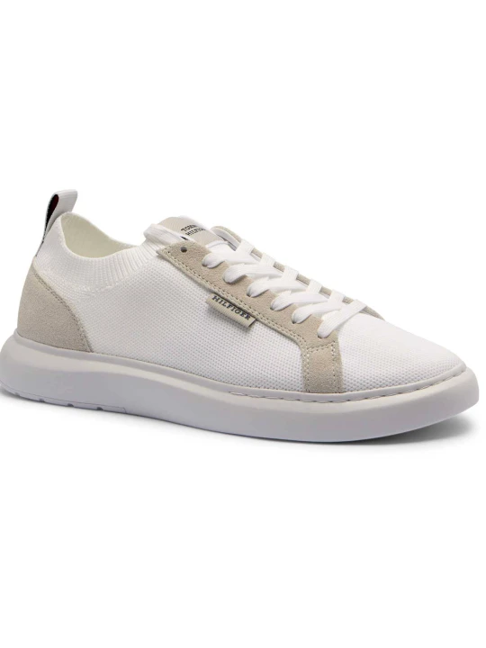 Zdjęcie produktu Tommy Hilfiger Sneakersy SEASONAL | z dodatkiem skóry biały