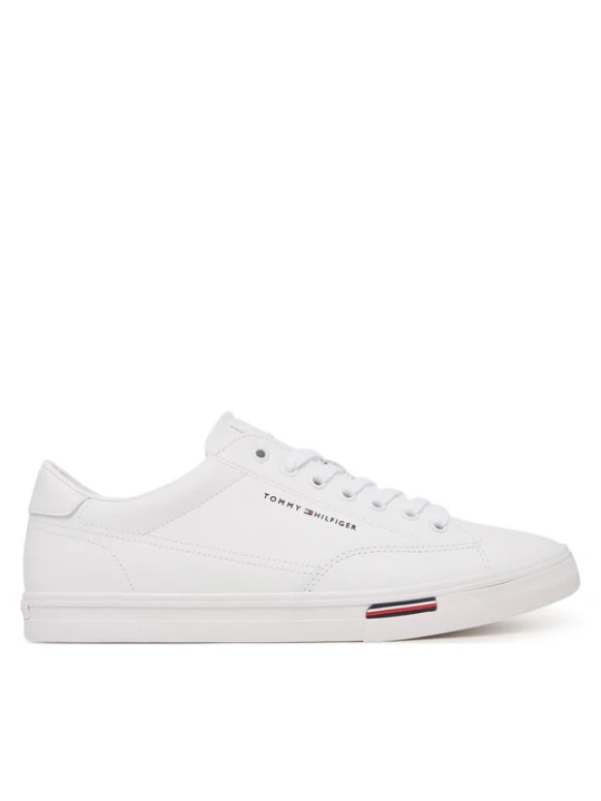 Zdjęcie produktu Tommy Hilfiger Sneakersy Signature Midsole Lace-Up Trainers With Leather FM0FM05814 Biały