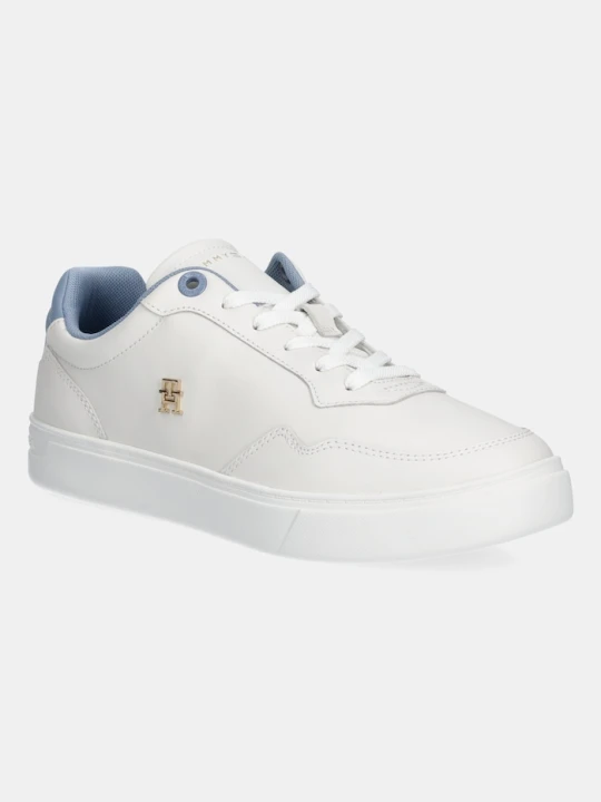Zdjęcie produktu Tommy Hilfiger sneakersy skórzane ESSENTIAL ELEVATED COURT SNEAKER biały