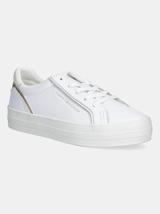 Zdjęcie produktu Tommy Hilfiger sneakersy skórzane ESSENTIAL VULC SNEAKER biały