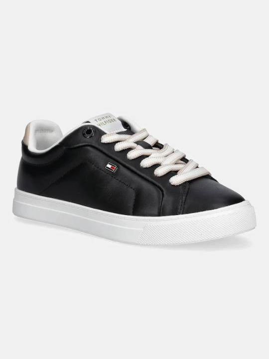 Zdjęcie produktu Tommy Hilfiger sneakersy skórzane ICON COURT SNEAKER czarny