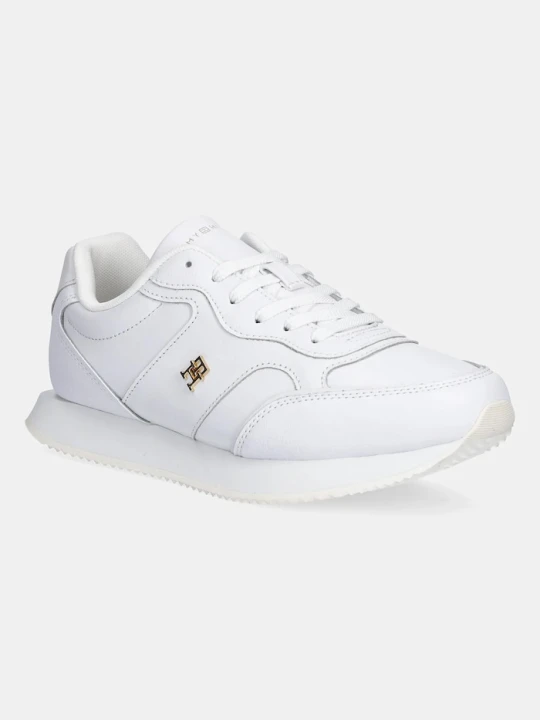 Zdjęcie produktu Tommy Hilfiger sneakersy skórzane LEATHER RUNNER biały