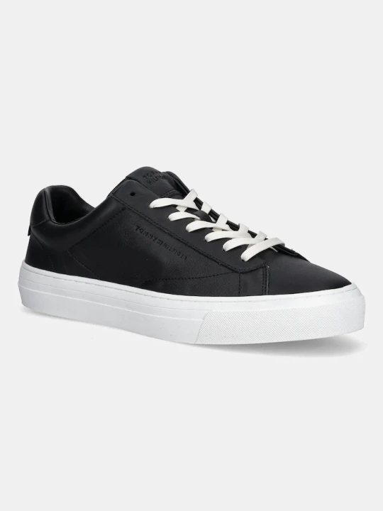 Zdjęcie produktu Tommy Hilfiger sneakersy skórzane PREMIUM DRESS CUPSOLE LTH czarny