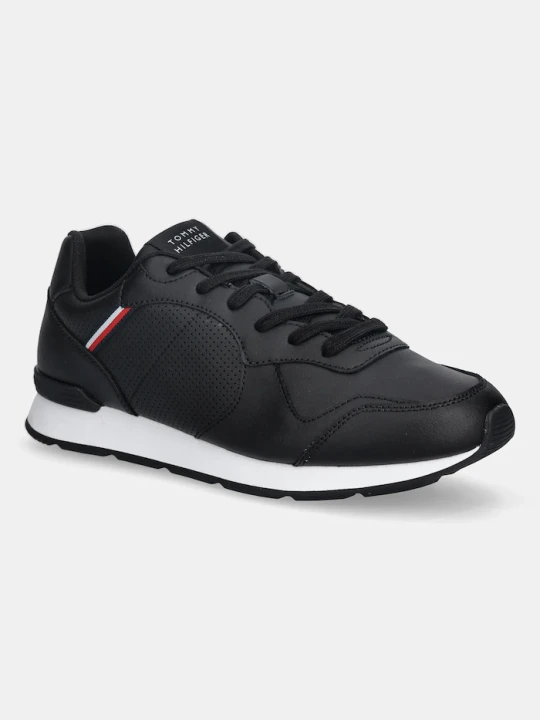 Zdjęcie produktu Tommy Hilfiger sneakersy skórzane RUNNER ICON LEATHER czarny