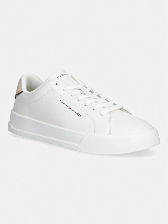 Zdjęcie produktu Tommy Hilfiger TH COURT LTH DETAIL ESS sneakersy męskie skórzane biały