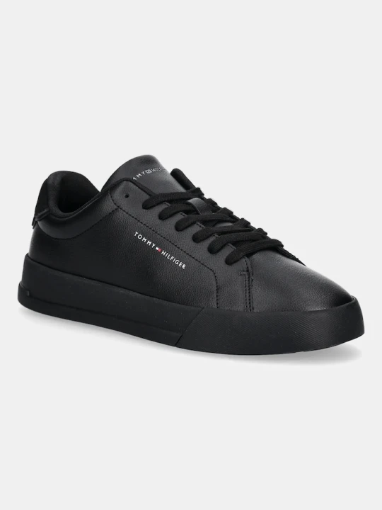 Zdjęcie produktu Tommy Hilfiger TH COURT LTH DETAIL ESS sneakersy męskie skórzane czarny