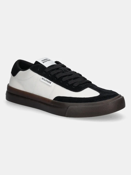 Zdjęcie produktu Tommy Hilfiger sneakersy skórzane TH CUPSET SUMMER LTH biały