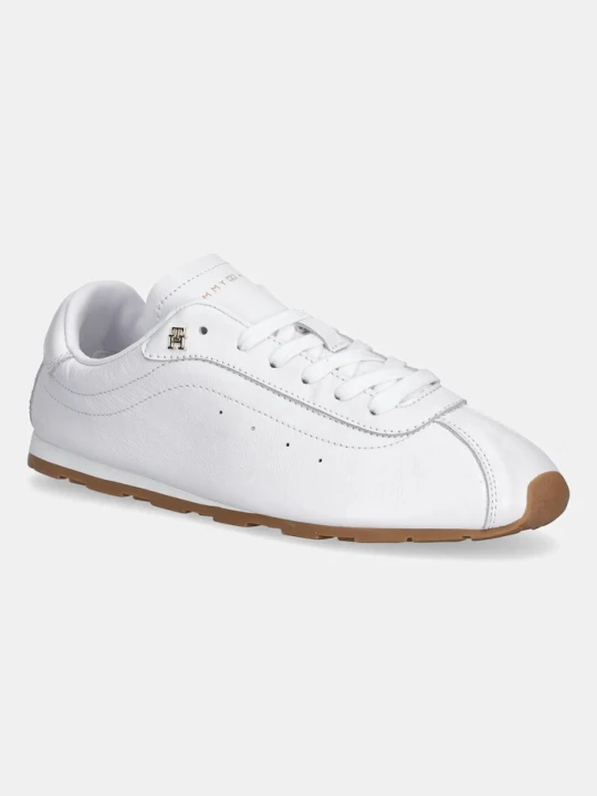 Zdjęcie produktu Tommy Hilfiger sneakersy skórzane TH LOW PROFILE RUNNER biały