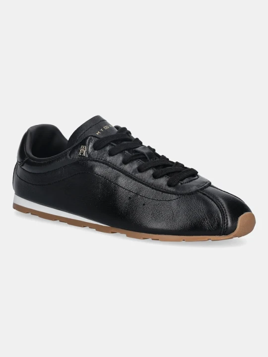 Zdjęcie produktu Tommy Hilfiger sneakersy skórzane TH LOW PROFILE RUNNER czarny