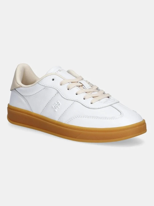 Zdjęcie produktu Tommy Hilfiger sneakersy skórzane TH PREMIUM HERITAGE SNEAKER biały