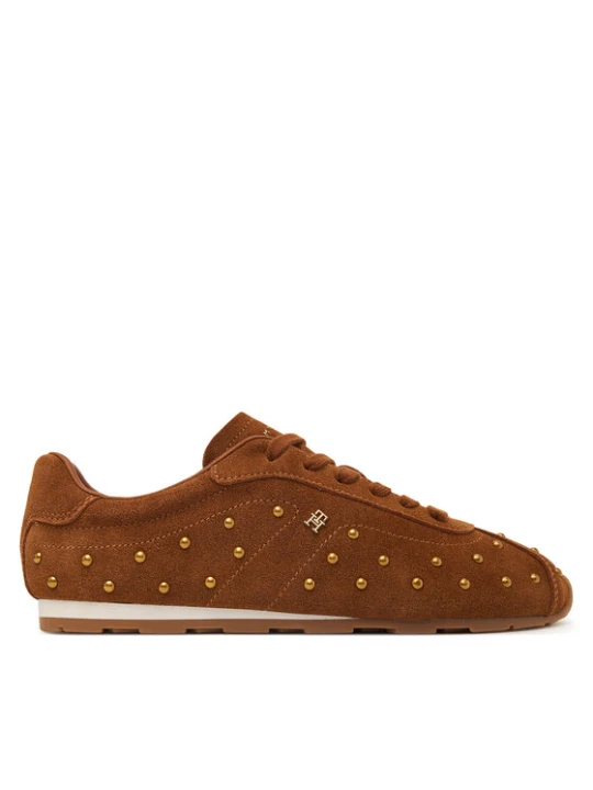 Zdjęcie produktu Tommy Hilfiger Sneakersy Th Bella Low Profile Studs FW0FW09882 Brązowy