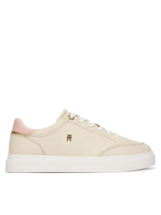 Zdjęcie produktu Tommy Hilfiger Sneakersy Th Chic Cupsole FW0FW09106 Écru Kremowy