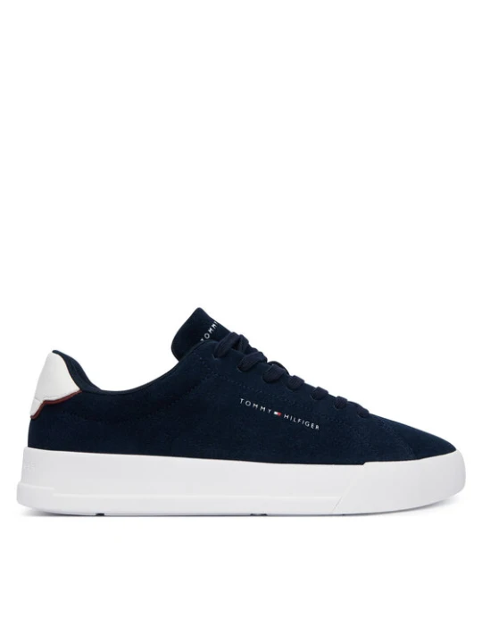 Zdjęcie produktu Tommy Hilfiger Sneakersy Th Court Core Suede FM0FM05716 Granatowy