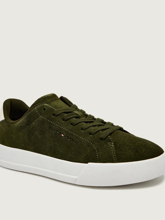 Zdjęcie produktu Tommy Hilfiger Sneakersy TH COURT CORE | zamsz zielony