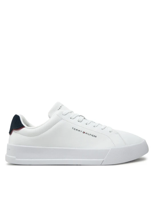 Zdjęcie produktu Tommy Hilfiger Sneakersy Th Court Lth Detail Ess FM0FM05367 Biały