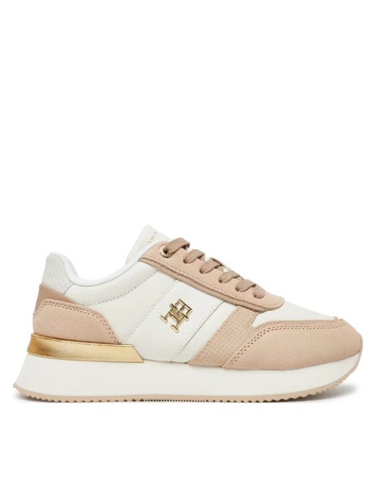 Zdjęcie produktu Tommy Hilfiger Sneakersy Th Fashion Runner FW0FW08475 Beżowy