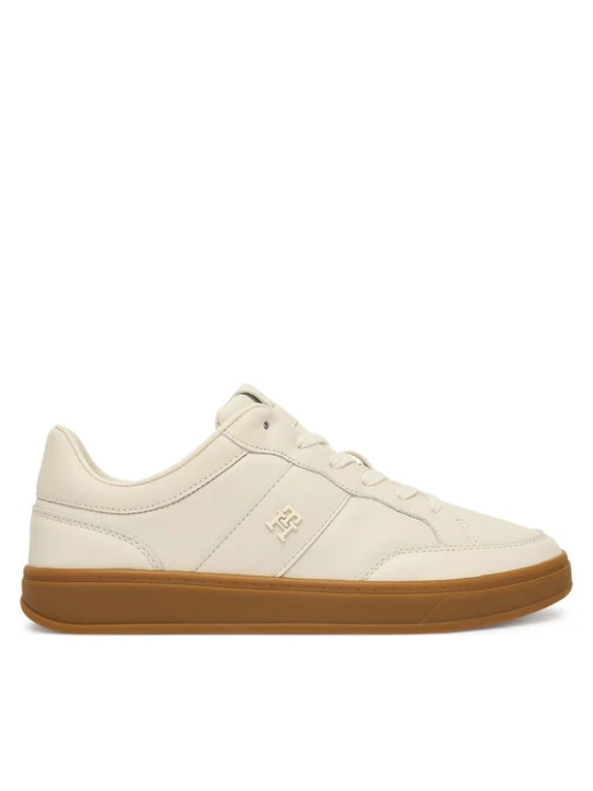 Zdjęcie produktu Tommy Hilfiger Sneakersy Th Heritage Court Sneaker Ltr FW0FW09028 Écru Kremowy