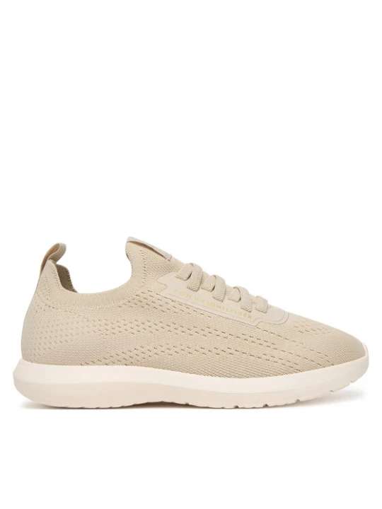 Zdjęcie produktu Tommy Hilfiger Sneakersy Th Knit Extralight Runner FW0FW09112 Beżowy