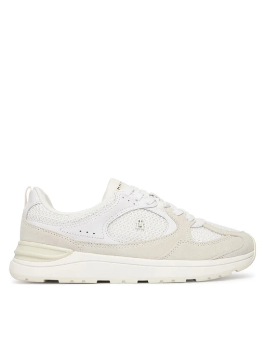 Zdjęcie produktu Tommy Hilfiger Sneakersy Th Mix Material Runner FW0FW09306 Biały