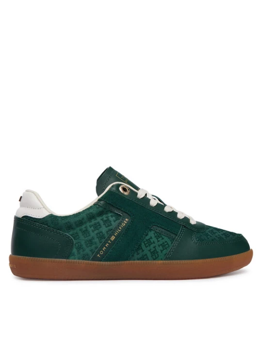 Zdjęcie produktu Tommy Hilfiger Sneakersy Th Tribeca Sneaker Monogram FW0FW09691 Zielony