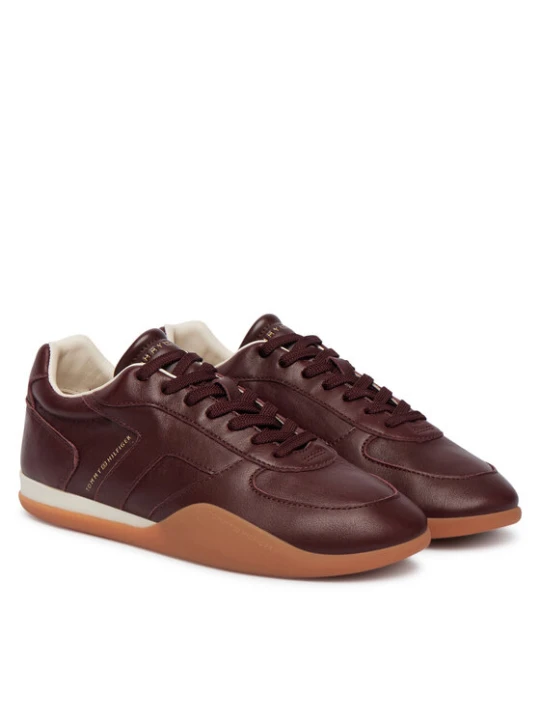 Zdjęcie produktu Tommy Hilfiger Sneakersy Th Vintage Low Runner Leather FW0FW09485 Brązowy