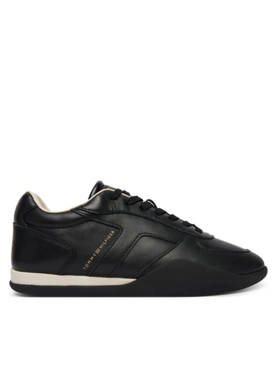 Zdjęcie produktu Tommy Hilfiger Sneakersy Th Vintage Low Runner Leather FW0FW09485 Czarny