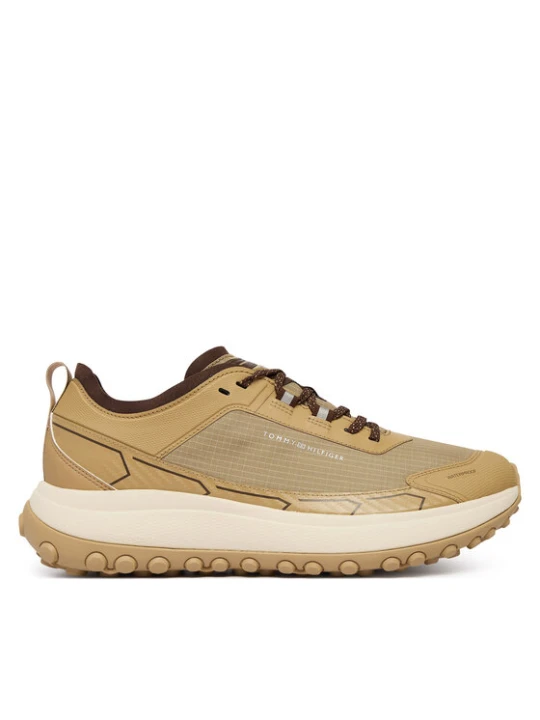 Zdjęcie produktu Tommy Hilfiger Sneakersy The Canyon X M Mix Runner Wpm FM0FM06066 Brązowy jasny