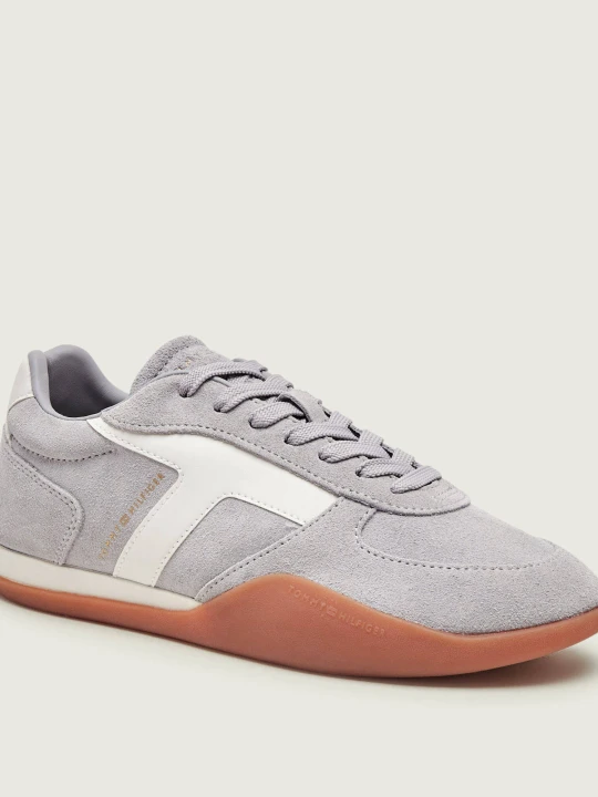 Zdjęcie produktu Tommy Hilfiger Sneakersy Vintage | zamsz szary