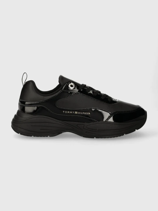 Zdjęcie produktu Tommy Hilfiger sneakersy WOMENS CHUNKY RUNNER PATENT czarny