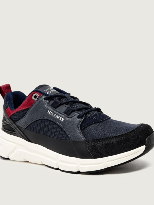 Zdjęcie produktu Tommy Hilfiger Sneakersy | z dodatkiem skóry granatowy