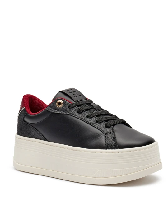 Zdjęcie produktu Tommy Hilfiger Sneakersy | z dodatkiem skóry czarny