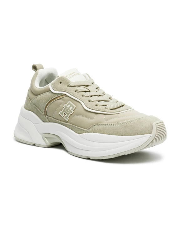 Zdjęcie produktu Tommy Hilfiger Sneakersy | zamsz khaki