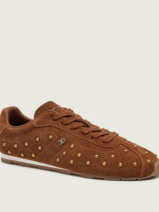 Zdjęcie produktu Tommy Hilfiger Sneakersy | zamsz brązowy