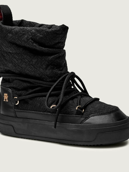 Zdjęcie produktu Tommy Hilfiger Śniegowce LACE-UP MONOGRAM SNOWBOOT czarny