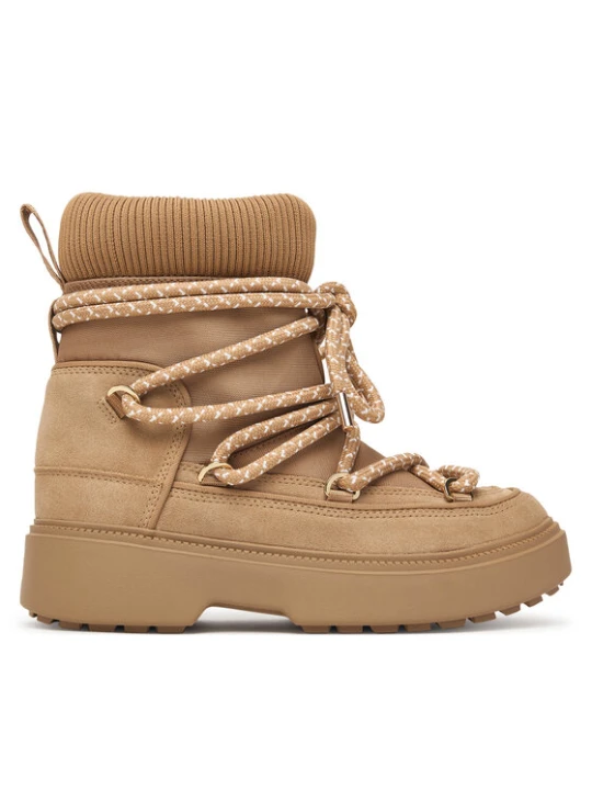 Zdjęcie produktu Tommy Hilfiger Śniegowce Lace-Up Water Resist Snow Boot FW0FW09546 Beżowy