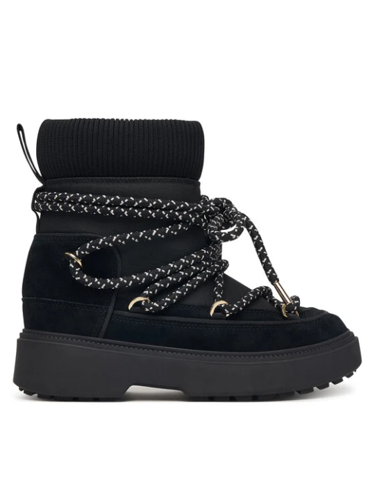 Zdjęcie produktu Tommy Hilfiger Śniegowce Lace-Up Water Resist Snow Boot FW0FW09546 Czarny