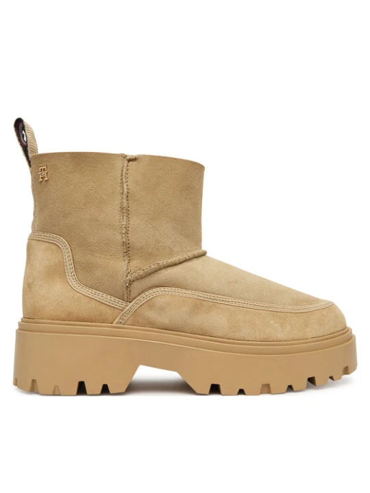 Zdjęcie produktu Tommy Hilfiger Śniegowce Real Shearling Pullon FW0FW08997 Beżowy