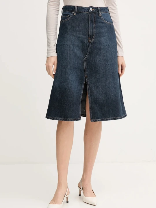 Zdjęcie produktu Tommy Hilfiger spódnica jeansowa granatowy