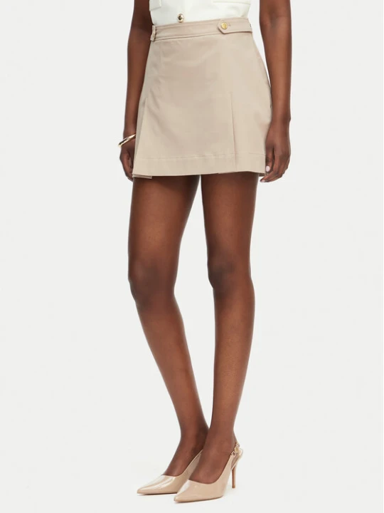 Zdjęcie produktu Tommy Hilfiger Spódnica mini WW0WW49649 Beżowy Regular Fit