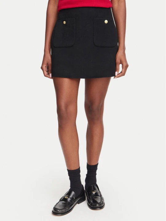 Zdjęcie produktu Tommy Hilfiger Spódnica mini WW0WW52234 Czarny Regular Fit