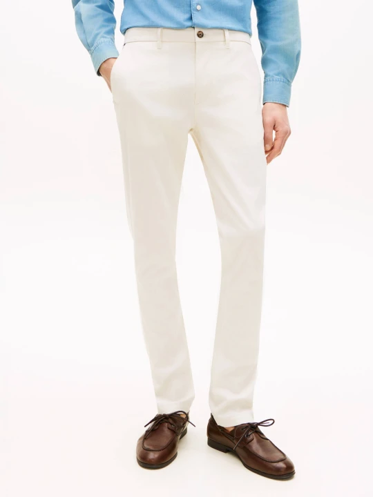 Zdjęcie produktu Tommy Hilfiger Spodnie chino Bleecker | Slim Fit ecru
