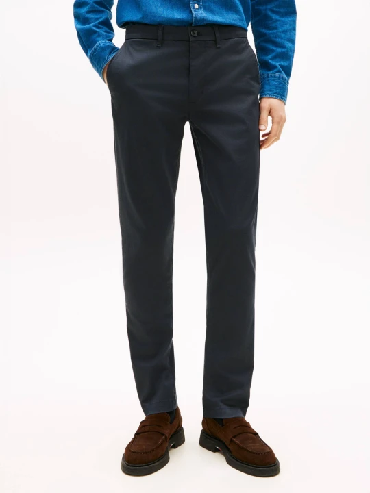 Zdjęcie produktu Tommy Hilfiger Spodnie chino Bleecker | Slim Fit granatowy