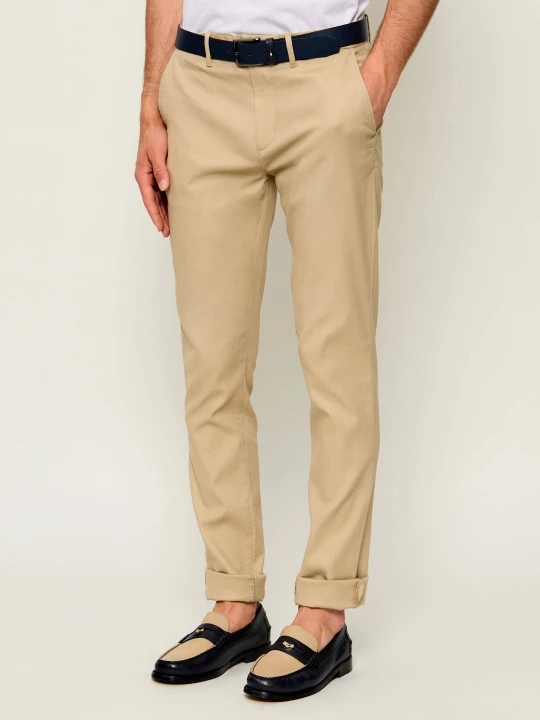 Zdjęcie produktu Tommy Hilfiger Spodnie chino Bleecker | Slim Fit beżowy