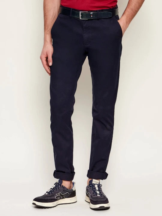 Zdjęcie produktu Tommy Hilfiger Spodnie chino CORE BLEECKER 1985 | Slim Fit granatowy