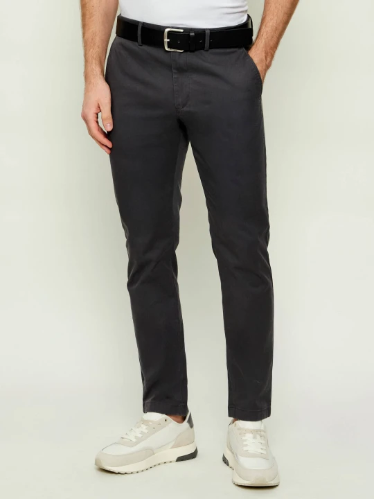 Zdjęcie produktu Tommy Hilfiger Spodnie chino CORE BLEECKER 1985 | Slim Fit grafitowy