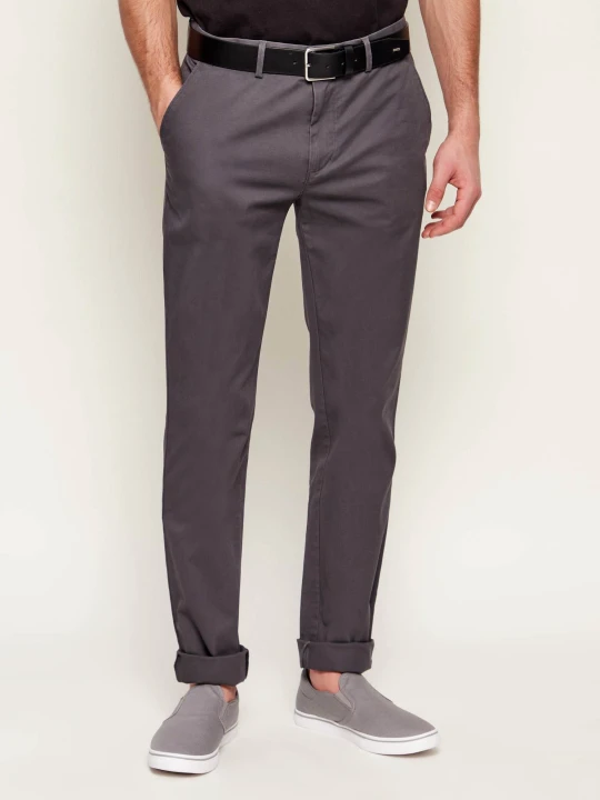 Zdjęcie produktu Tommy Hilfiger Spodnie chino CORE DENTON | Straight fit grafitowy