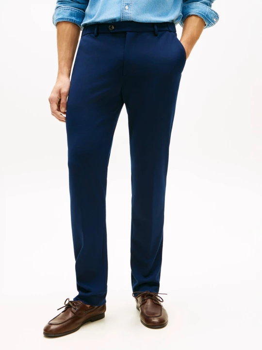 Zdjęcie produktu Tommy Hilfiger Spodnie chino Denton | Straight fit granatowy
