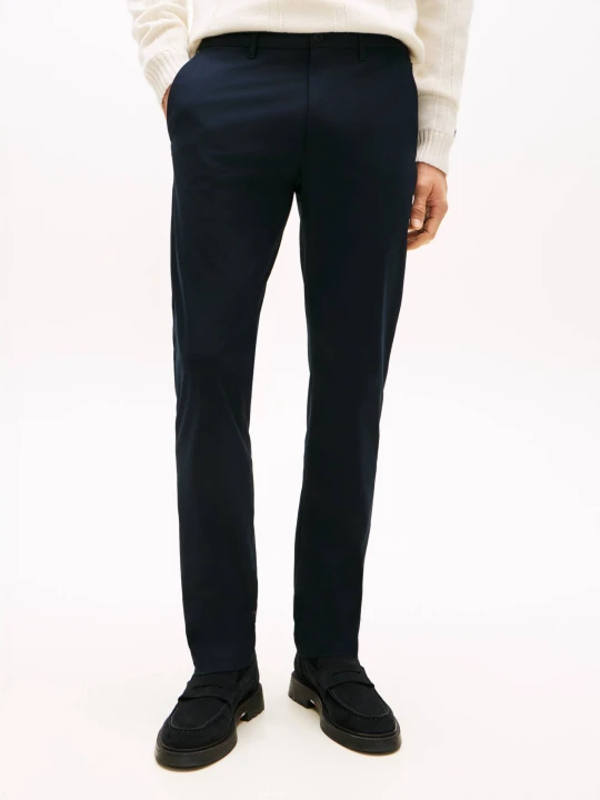 Zdjęcie produktu Tommy Hilfiger Spodnie chino Denton | Straight fit granatowy